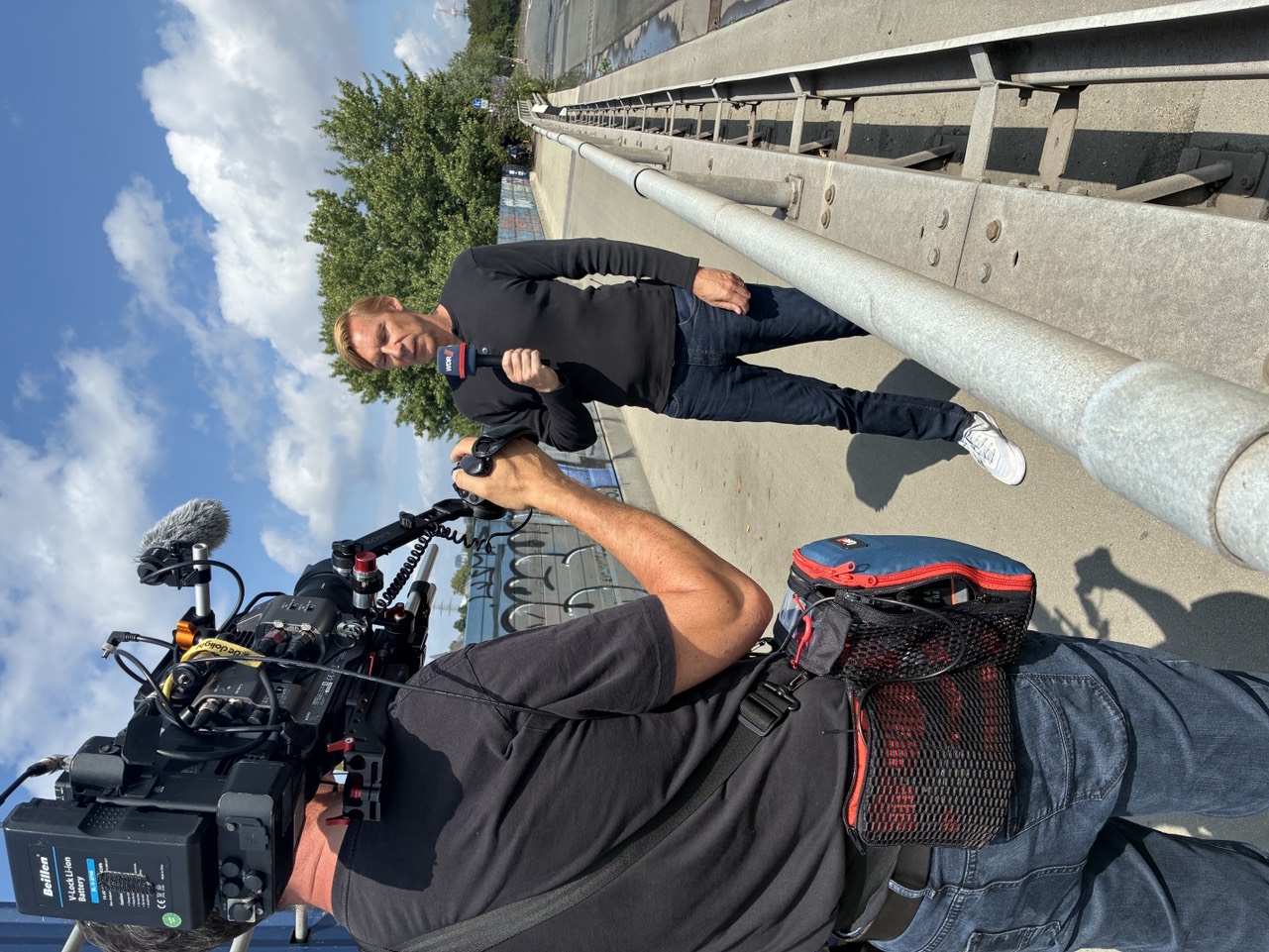 Mit der LiveU bei der Räumung von Lützerath